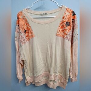 Free People We the Free Peach shirt size XS